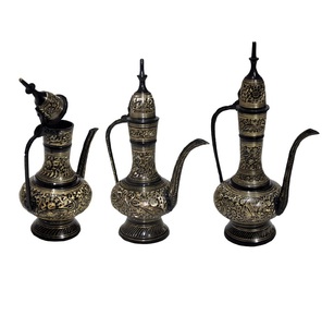 Traditional Brass Aftaba Arabian Brass <b>Coffee</b> <b>Pot</b> Best Quality Middle Eastern Tea <b>Pot</b> Gold Plated Tabletop Aftaba - Product Image 3