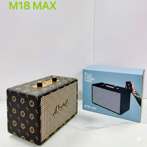 Altavoz Portátil Inalámbrico M18 MAX Vintage <span class=keywords><strong>de</strong></span> Tela, <span class=keywords><strong>Boombox</strong></span> <span class=keywords><strong>de</strong></span> 20W con Bajos Potentes, Subwoofer para Fiestas al Aire Libre, Venta al Por Mayor - Product Image 3