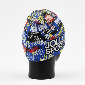 Bonnet d'hiver pour homme en polyester et élasthanne de qualité supérieure, tissu doux et chaud, couleurs vives, logo personnalisé tissé, bonnet jacquard - Product Image 4