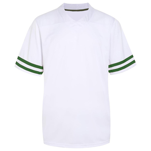 เสื้อเจอร์ซีย์อเมริกันฟุตบอลผ้าโอเวอร์ไซส์ระบายอากาศสไตล์สตรีทแวร์สั้นฤดูร้อนผลิตตามสั่ง - Product Image 1
