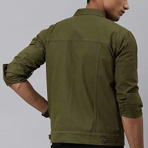 Venta al por mayor nuevas prendas de vestir exteriores de los hombres de alta calidad Caballeros Chaquetas de mezclilla Por Outdoor Casual Chaquetas de mezclilla Ropa de moda para hombres - Product Image 3