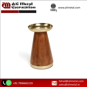 <b>Candle</b> <b>Holder</b> Stand Natural Wood <b>Candle</b> <b>Holder</b> For Home Decor Wedding Party Table Top Candlesticks Custom Design Available - Product Image 4