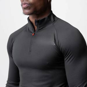 Chemise à glissière sport pour homme-Pull athlétique haute performance pour la course, l'entraînement et les activités de plein air - Product Image 5