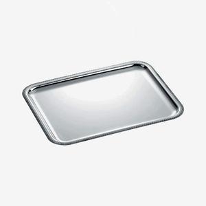 Plateau de service en acier inoxydable pour des présentations élégantes à manger à la maison dans une cuisine moderne et une installation élégante de présentation de services alimentaires - Product Image 2