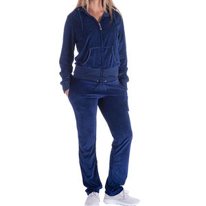 Survêtements d'hiver de haute qualité pour femmes, en molleton de coton, personnalisables, pour l'entraînement et le fitness, vente en gros - Product Image 2