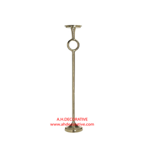 Hot Luxury <b>Candlestick</b> Pillar <b>Holder</b> Unique Shiny Metal Holiday Decorative European Metal <b>Gold</b> Pillar Handmade Candle <b>Holder</b> - Product Image 3