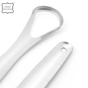 Ensemble de nettoyage buccal portable grattoir à langue en acier inoxydable nettoyant pour langue en métal produit de soins bucco-dentaires de qualité supérieure - Product Image 4