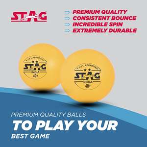 STAG ICONIC Kit de Tennis de Table Intermédiaire Approuvé ITTF avec Raquettes Smash et Balles ABS, 3 Balles et 2 Raquettes, Kit d'Entraînement - Product Image 5