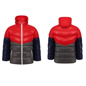 New Arrival <b>Canvas</b> Puffer <b>Jacket</b> Comfortable Men's Outdoor <b>Jacket</b> Best Quality with Front Logo OEM Wholesale Service - Product Image 3