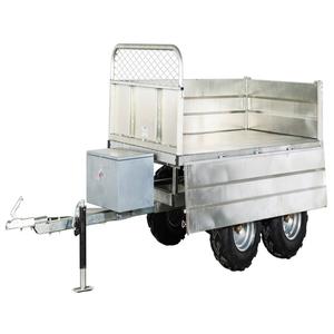 Remorque de basculement de décharge hydraulique de tracteur agricole de 5 tonnes avec l'engrenage d'essieu tandem comme composant de base - Product Image 6