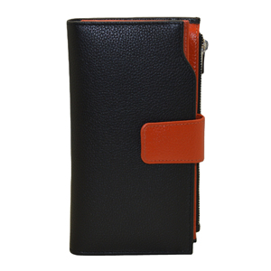 กระเป๋าสตางค์หนังใช้ได้ทั้งชายและหญิงดีไซน์ใหม่ทำจากโพลีเอสเตอร์ลายทางยาวบางเรียบง่ายปรับแต่งได้ตามต้องการ - Product Image 1