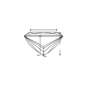 Igi VS1เพชรแบบโซลิแทร์เจียระไนแบบเพชรกะรัต1.04กะรัตเกรดเอชสีสำหรับเจ้าหญิงแฟนซีเจียระไนเพชรจากอินเดีย - Product Image 3