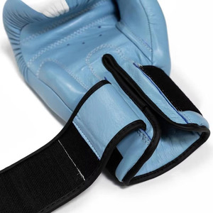 Guantes de boxeo transpirables más vendidos hechos de cuero para adultos Muñequera ajustable Guantes de boxeo MMA - Product Image 4