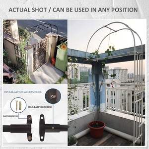 ต้นไม้โค้งกุหลาบโลหะทนต่อสภาพอากาศและทนทานสวนในร่มและกลางแจ้งสำหรับปีนต้นไม้สำหรับงานแต่งงานและกิจกรรม - Product Image 2