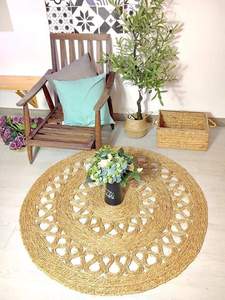 Proveedor de alfombrillas de algas marinas de Vietnam, alfombrillas de algas marinas hechas a mano naturales ecológicas para decoración de sala de estar y jardín - Product Image 4