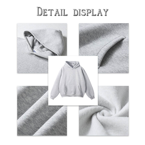 Sweat-shirts unisexes de haute qualité, lourds, à impression à la demande, sweats-shirts surdimensionnés personnalisés pour hommes, en molleton de coton, sweats-shirts pour hommes - Product Image 6