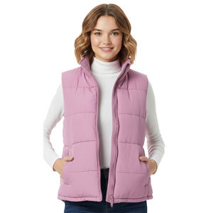 Chaleco Acolchado Impermeable de Moda para Mujer con Cierre de Cremallera - Ropa Exterior Ecológica para Clima Frío para Comodidad y Calor - Product Image 6