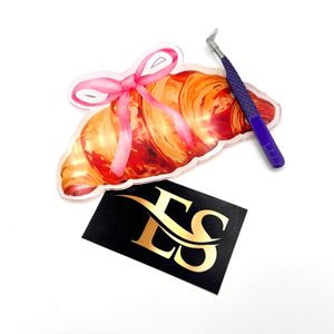 Paleta de Pestañas Personalizada al por Mayor, Color Rosa Personalizado, con Lazo, Reutilizable, de Acrílico, con Forma de Mariposa, Cuadrada, Corazón, Flor, 2 en 1 - Product Image 1