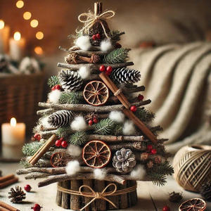 Venta al por mayor Mini árbol de Navidad de madera para la decoración del hogar y la Oficina - Product Image 3