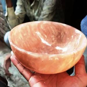 Cuenco Profundo Color Naranja, Hecho a Mano en Resina Pulida, Apto para Lavavajillas, Vajilla para Fiestas, Utensilios de Cocina Ecológicos de Origen Indio - Product Image 1