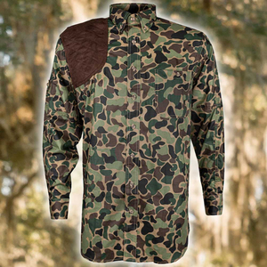 Hombres Shooting Camo Shirt Nuevo estilo para la venta al por mayor de alta calidad de algodón a cuadros de manga larga camisas de tiro de vacaciones - Product Image 3