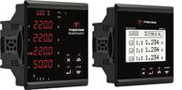 Multímetro Digital MM-01 MM-02 Trifásico de Alta Precisión con Pantalla LED LCD, RS485 Modbus RTU, Monitor de Calidad de Energía Industrial, Voltaje