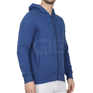 Sudadera con Capucha para Hombre, Moda Otoño, 100% Algodón, Corte Regular, Secado Rápido, Ecológica, Diseño Casual con Cierre Completo, Colores Sólidos - Product Image 2
