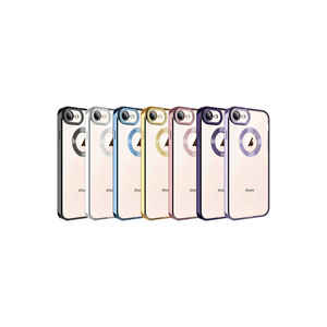 Coque de téléphone en silicone premium de la série Omega pour iPhone 8 XS 11Pro 14 Plus & 7 Plus Protection de l'appareil photo & Affichage du logo - Argent - Product Image 3