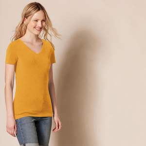 Dynamic Women Summer Tshirt Slim Fit Soft Plus Size Breathable Eco-Friendly Light Motion Easy Flex Sleek Clean Line Modern Feel - Product Image 2