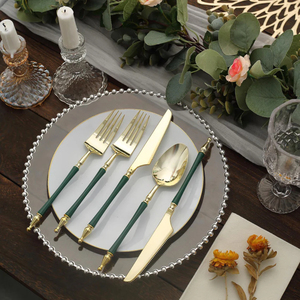 Vente chaude Design Personnalisé Couverts Argenterie Couverts Cuillère Ensemble Prix Usine Or Couleur Bas quantité minimale de commande Miroir Polonais Poignée Personnalisée - Product Image 6