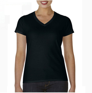 Camiseta informal de algodón 100% al por mayor para mujer, respetuosa con el medio ambiente, transpirable, de secado rápido, cuello redondo, Media manga, diseño Vintage para verano - Product Image 5