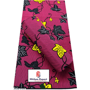 Tissu africain personnalisé imprimé à la cire et coton Ankara pour vêtements traditionnels robes modernes mode créative exportation Hitjem - Product Image 1