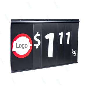 Hookei cửa hàng sản phẩm hiển thị kỹ thuật số lật biểu đồ siêu thị giá đăng Board - Product Image 1