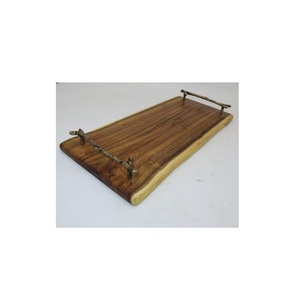 Plateau en bois pour le thé, le café, le stockage des aliments, les collations, le service, meilleure vente pour la maison, les fruits, plateau en bois de qualité standard - Product Image 4