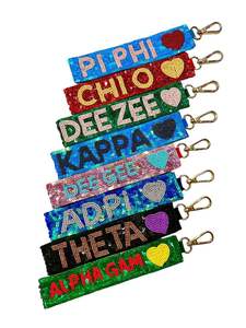 Colección al por Mayor de Estilo Bohemio Indio, Llaveros con Cuentas Hechos a Mano, Aleación para Decoración de Bolsos, Guru Kirpa Export House - Product Image 4