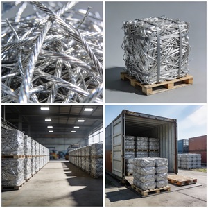 เศษลวดอะลูมิเนียม 6063 คุณภาพดี ชิ้นส่วนลวดเงางาม พร้อมสำหรับการหลอม การรีด การอัดขึ้นรูป และการใช้งานในโรงหล่อ - Product Image 2