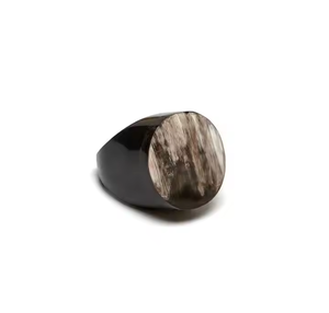 Buffalo Horn Ring Daily Women Jewelry for Customized Size with Handmade by crescent <b>crafts</b> - Product Image 5