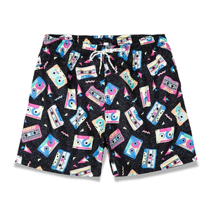 Pantalones cortos de playa personalizados Pantalones cortos de traje de baño para hombre Logotipo personalizado Bordado e impreso Pantalones cortos de playa al por mayor - Product Image 1