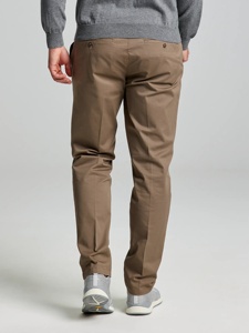 กางเกงชิโน่ผู้ชายทรงสลิมฟิต ผ้าสเตรช ใส่สบาย เหมาะสำหรับธุรกิจและลำลอง น้ำหนักเบา - Product Image 3