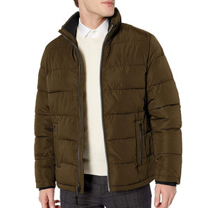 Logo personnalisé OEM veste d'hiver pour hommes High Street Varsity séchage rapide respirant décontracté bouffant avec col à capuche poche en fourrure - Product Image 1