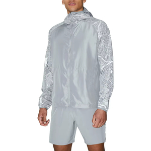 Ensemble de survêtement décontracté pour homme, grande taille, hiver, couleur unie, service OEM, 2 pièces, veste zippée légère en nylon coupe-vent, designs personnalisés - Product Image 1