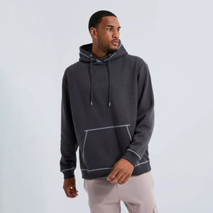 MOVATEXTILE Basics <b>Men's</b> High Quality 100% Cotton Pullover Hoodie <b>Top</b> Fashion <b>Thermal</b> Hoodie With Embroidered Winter Season - Product Image 1
