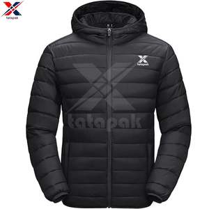 Veste matelassée unisexe imperméable pour l'hiver, légère et respirante pour l'extérieur, doublée de coton en polyester/nylon, au prix de vente élevé - Product Image 5