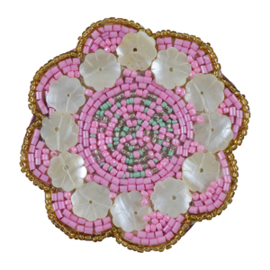 Professional Design Strawberry Shaped Colorful <b>Glass</b> Beaded <b>Coaster</b> for Table Decors in Wedding Parties & Restaurants - Product Image 3
