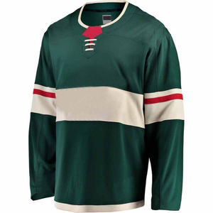 Prix de gros de qualité supérieure Nom de l'équipe personnalisée Uniforme de maillot de hockey sur glace et chemise de hockey - Product Image 5