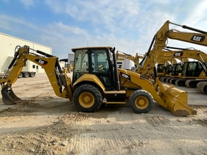 Retroexcavadora Usada Caterpillar 416e 420e 420f 430f a Bajo Precio con Tractor, Capacidad de Carga Nominal de 200 Toneladas, Bomba Hidráulica HYDAC - Product Image 2