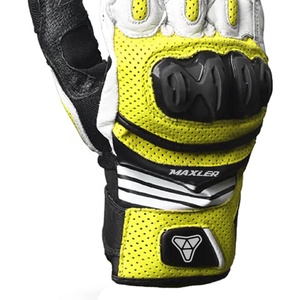 Gants de moto en cuir pour sports motorisés, course, compatibles écran tactile, pour hommes et femmes, noirs, prix de gros - Product Image 6