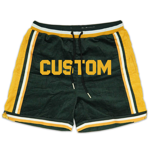 Short pas cher personnalisé en gros hommes trous de riz maille respirant partout imprimé par sublimation shorts de marque privée les plus vendus - Product Image 6