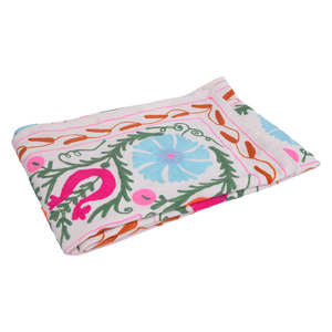 Housse de coussin carrée en coton 100% imprimé Samode Buti, artisanat Sanvi K, fermeture à boutons, pour la maison, l'hôtel, écologique - Product Image 4