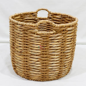 Artex Dong Thap Eco Friendly Water Hyacinth <b>Woven</b> <b>Storage</b> <b>Baskets</b> Handmade Organizer for Household and Kitchen <b>Storage</b> - Product Image 5